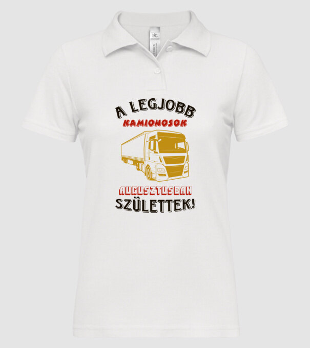  minta fehér pólón