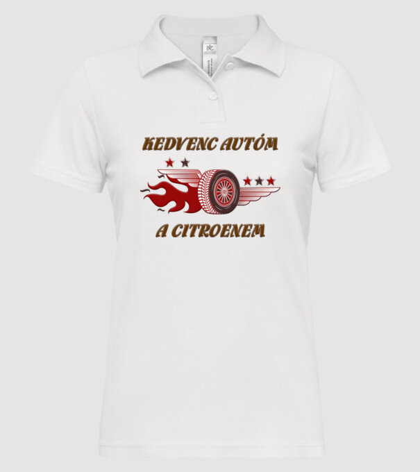  minta fehér pólón