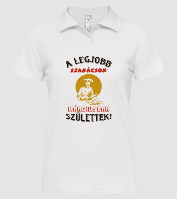  minta fehér pólón