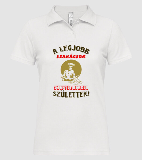  minta fehér pólón