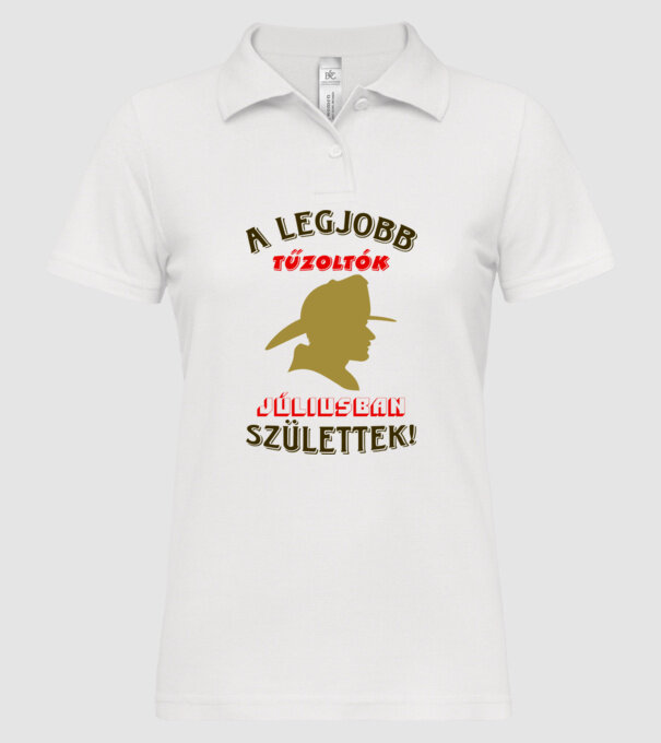  minta fehér pólón