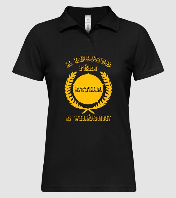  minta fekete pólón
