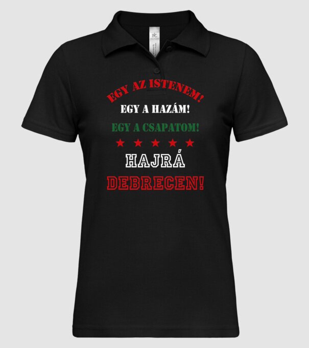  minta fekete pólón
