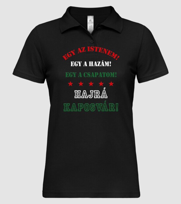  minta fekete pólón