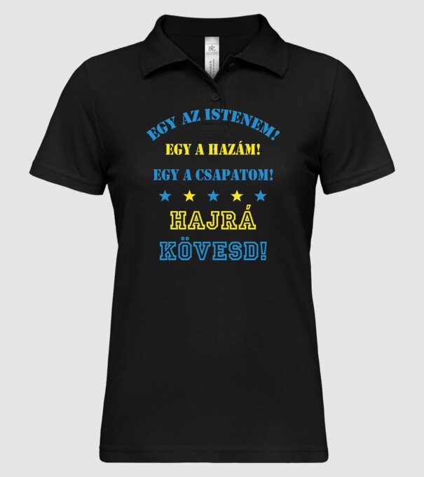  minta fekete pólón