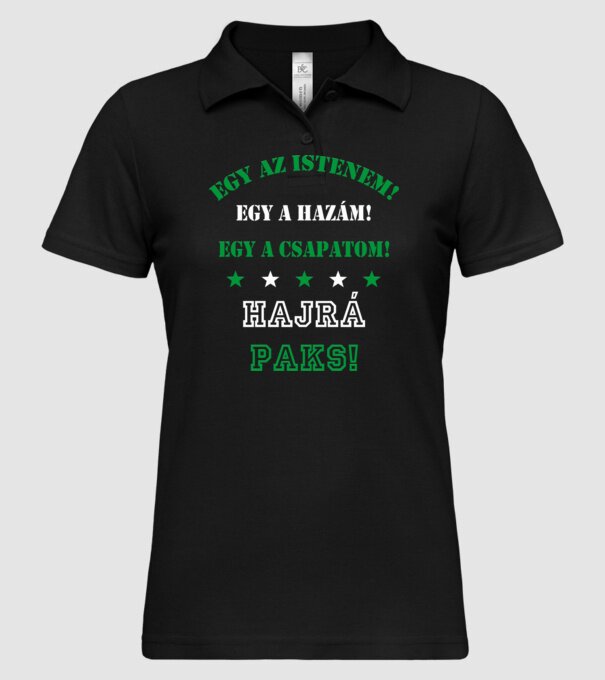  minta fekete pólón