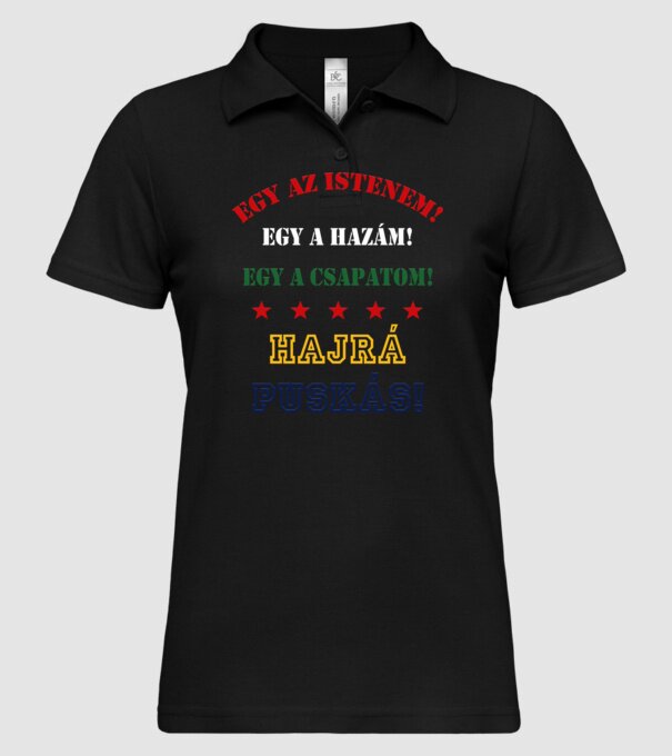 minta fekete pólón
