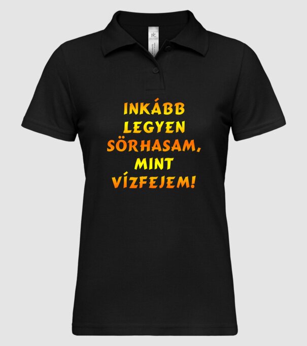  minta fekete pólón