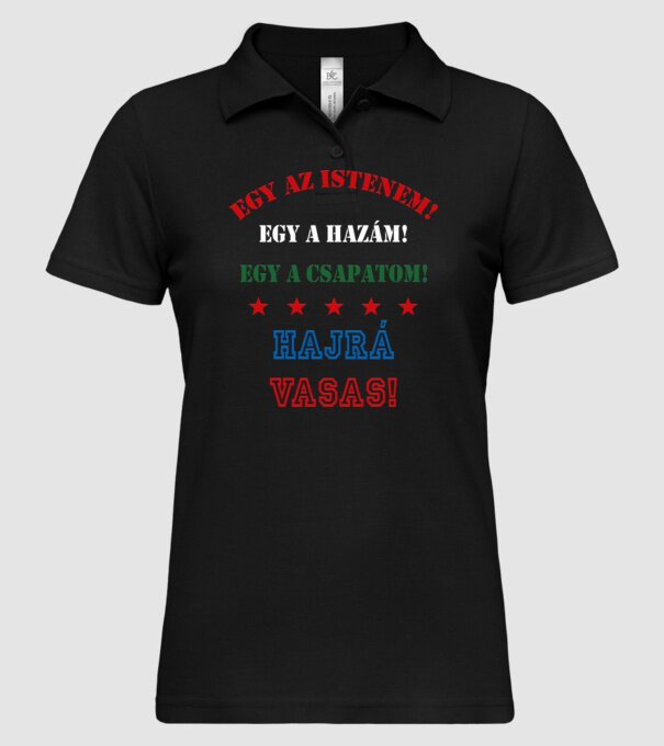  minta fekete pólón