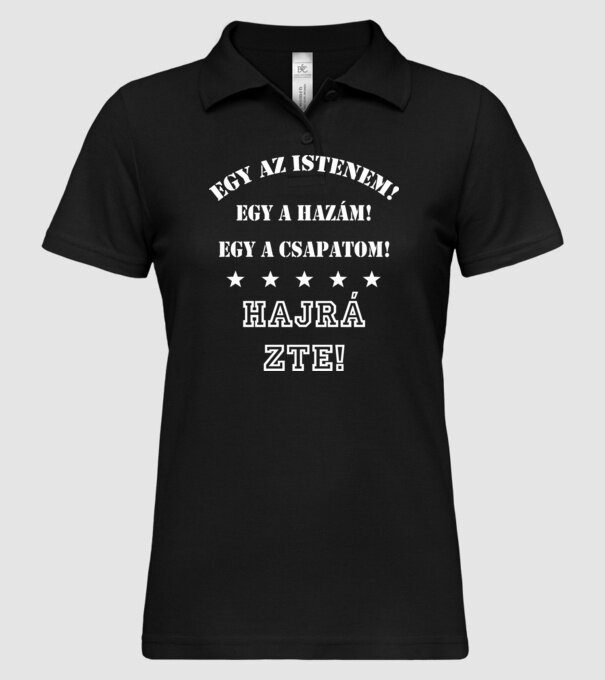  minta fekete pólón