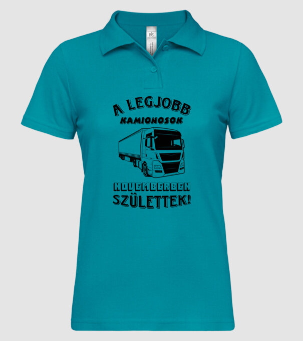  minta türkiz pólón