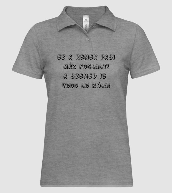  minta szürke pólón