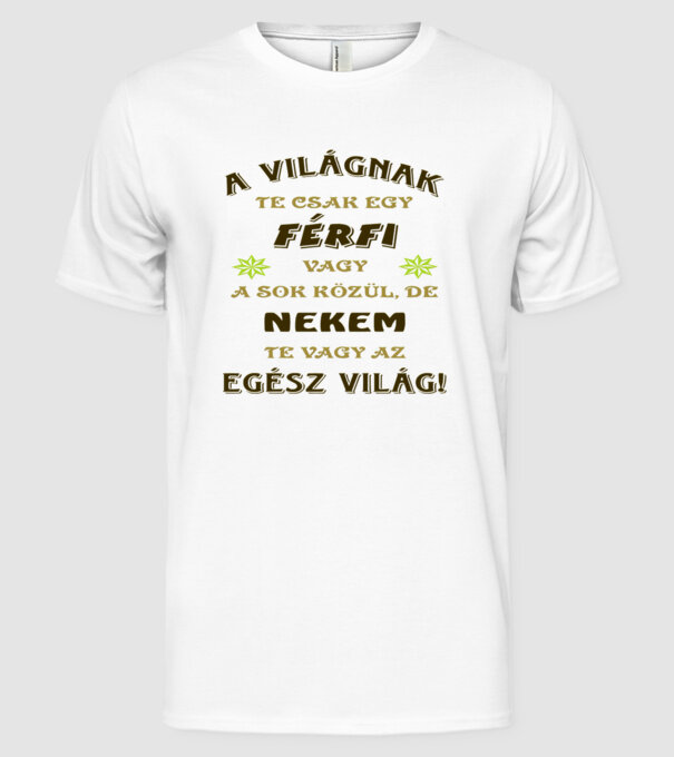  minta fehér pólón