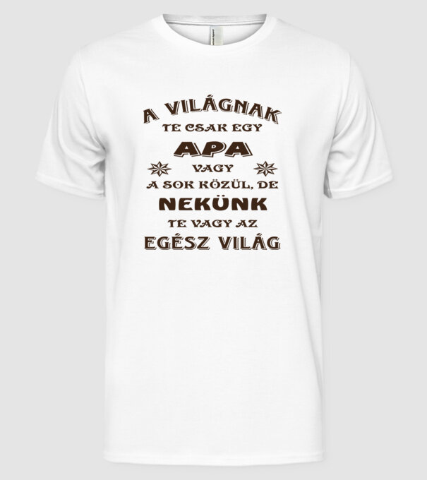  minta fehér pólón