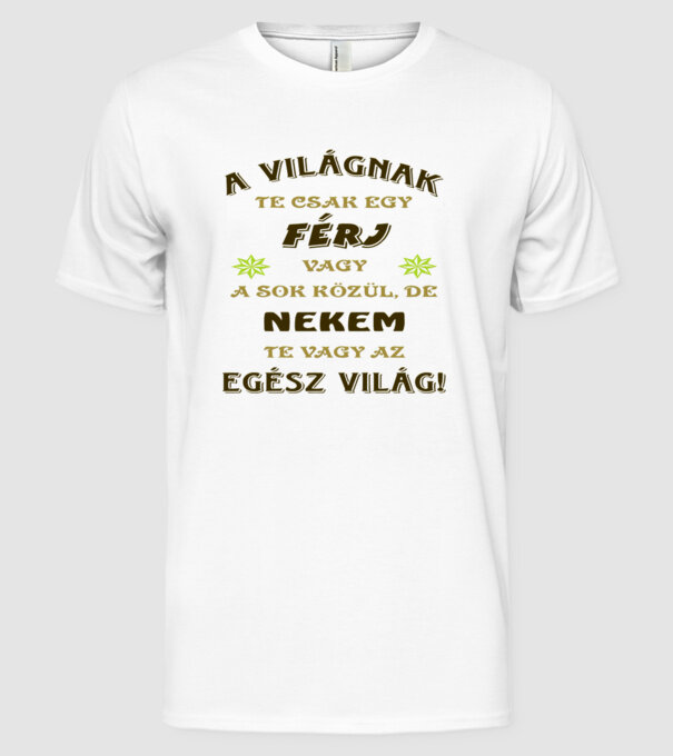  minta fehér pólón
