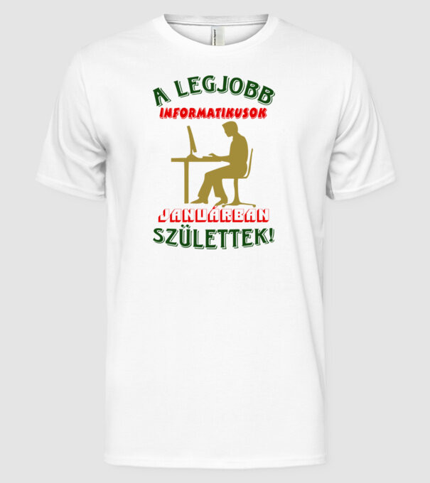  minta fehér pólón