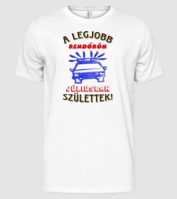  minta fehér pólón