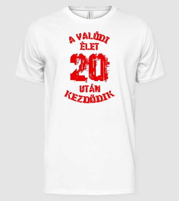  minta fehér pólón