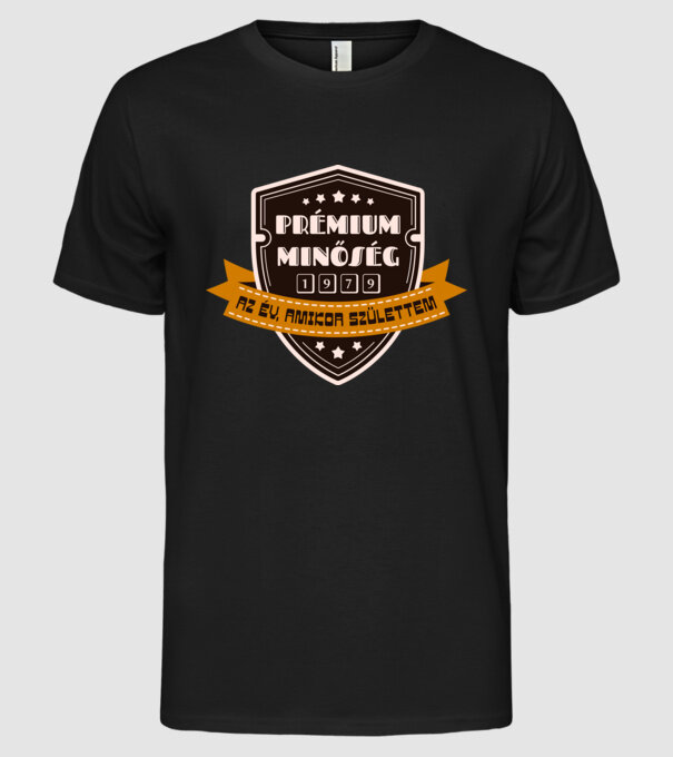  minta fekete pólón