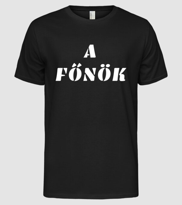  minta fekete pólón