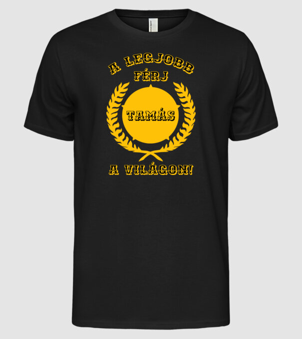  minta fekete pólón