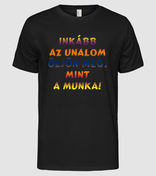  minta fekete pólón