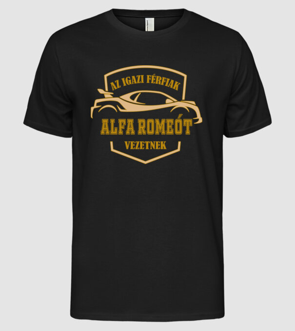  minta fekete pólón