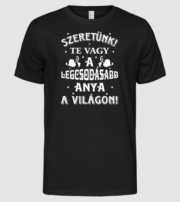  minta fekete pólón