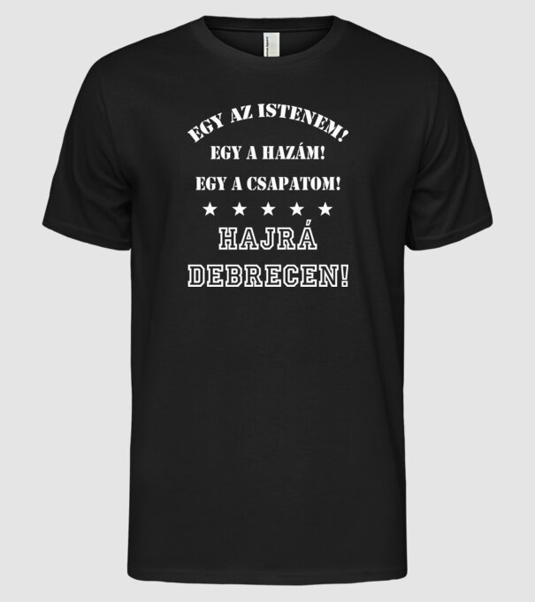  minta fekete pólón