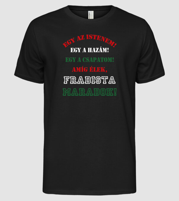  minta fekete pólón