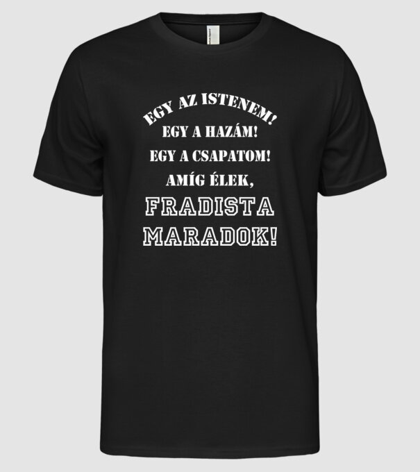  minta fekete pólón