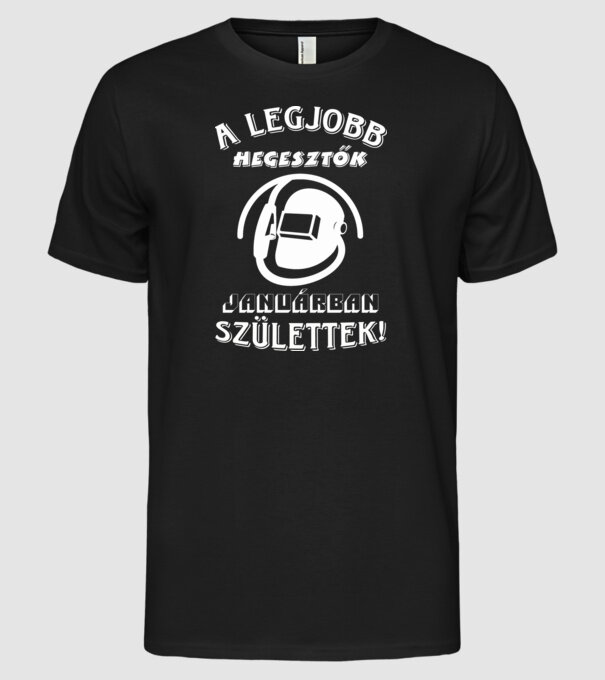  minta fekete pólón