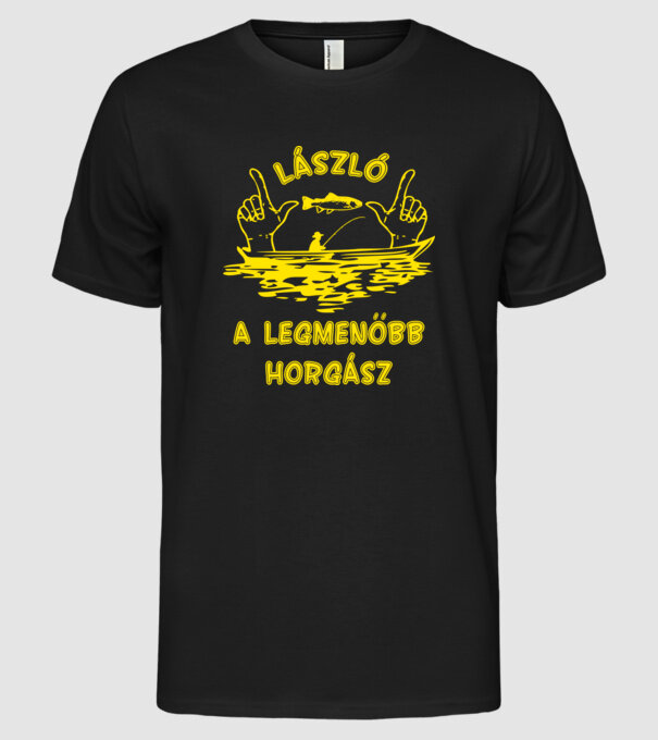  minta fekete pólón