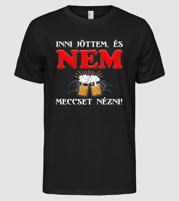  minta fekete pólón