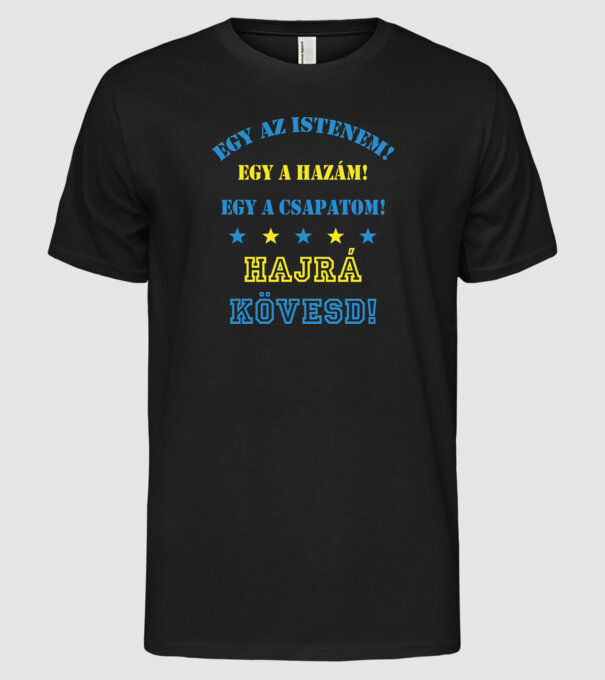  minta fekete pólón