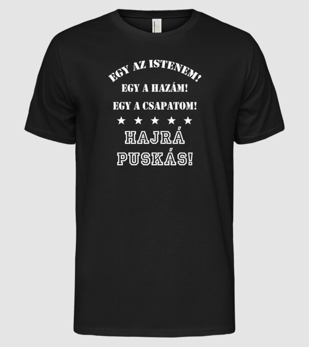  minta fekete pólón