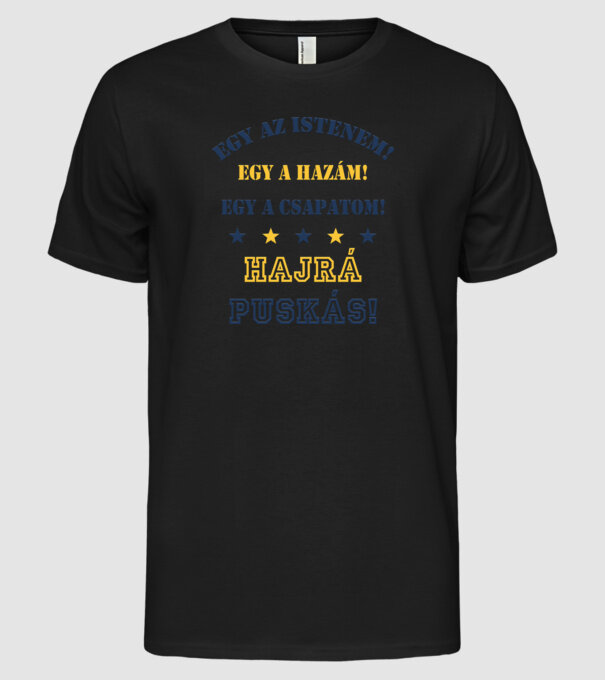  minta fekete pólón