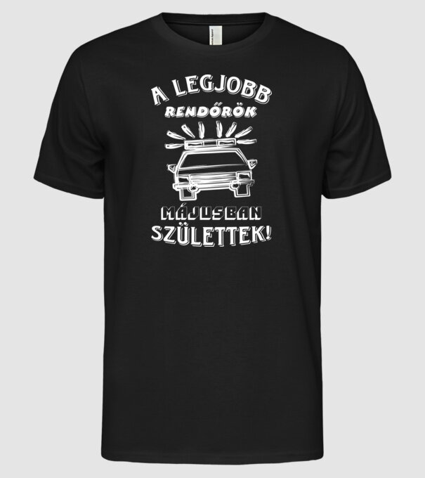  minta fekete pólón