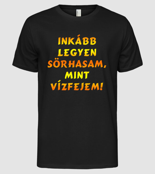  minta fekete pólón