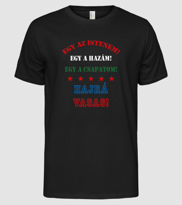  minta fekete pólón