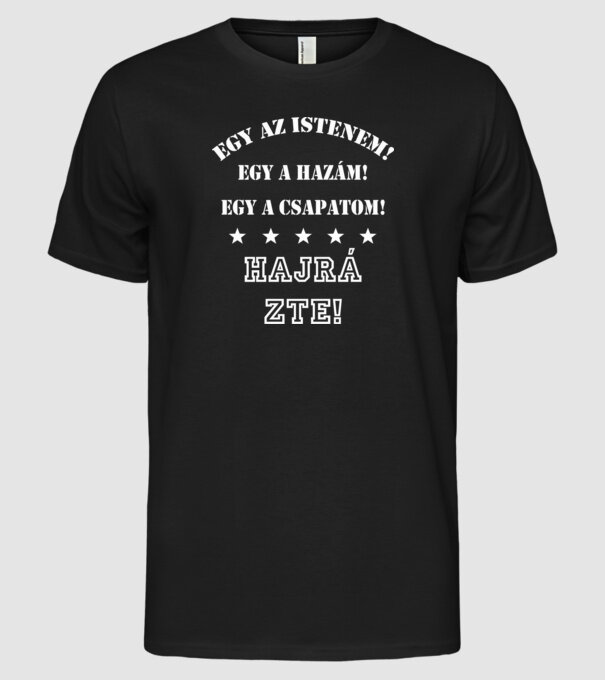  minta fekete pólón