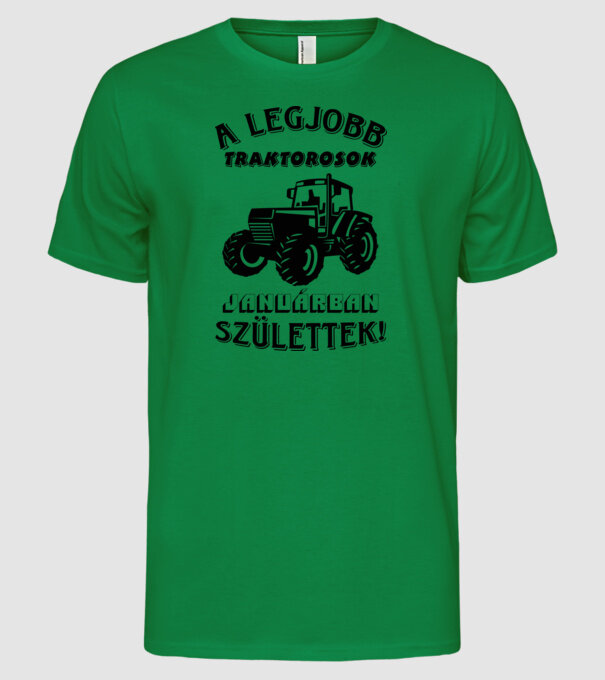  minta zöld pólón