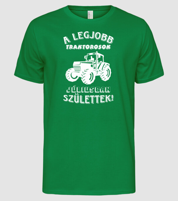  minta zöld pólón