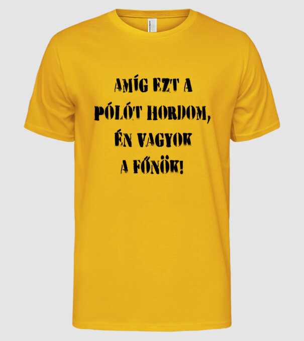  minta sárga pólón