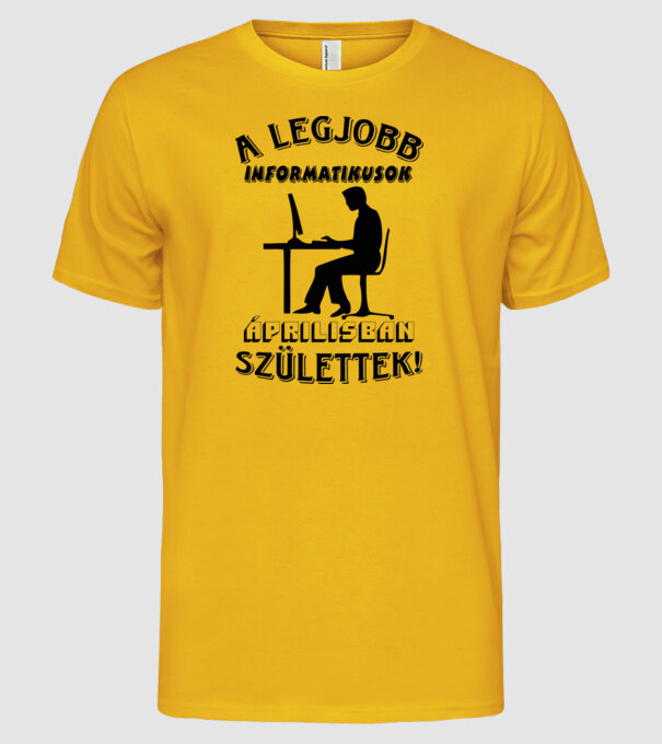  minta sárga pólón