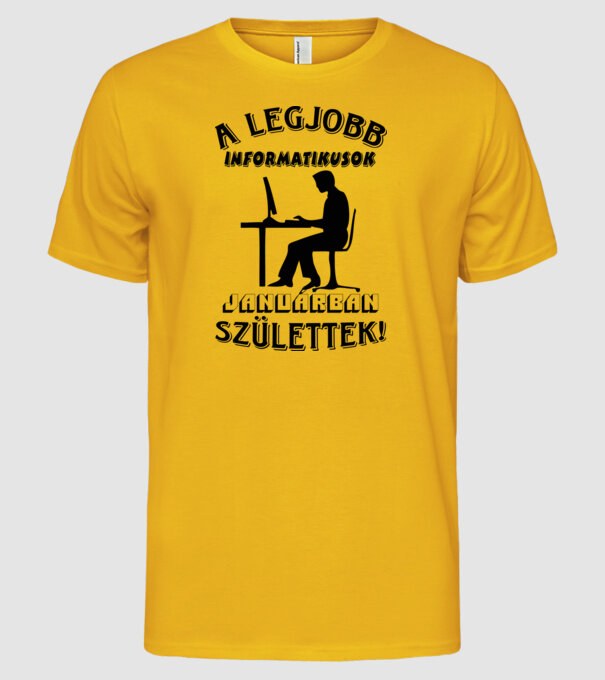  minta sárga pólón