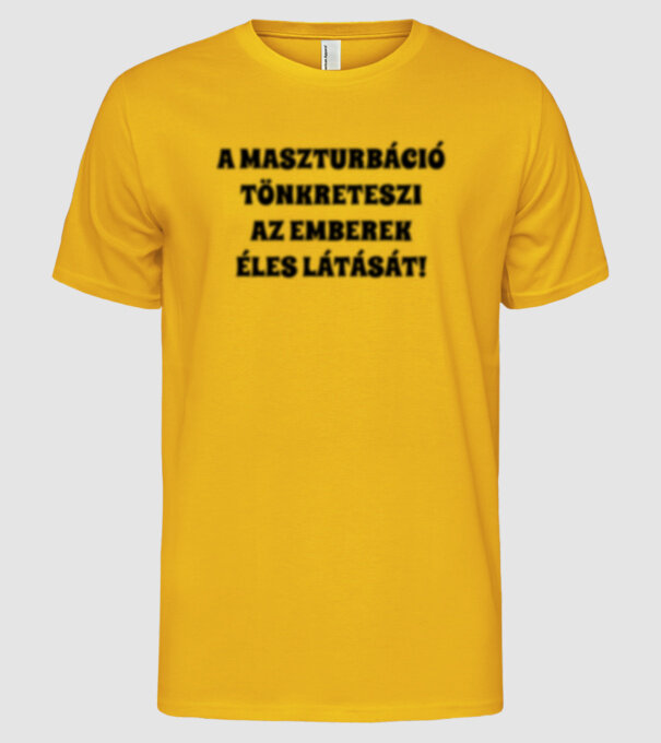  minta sárga pólón