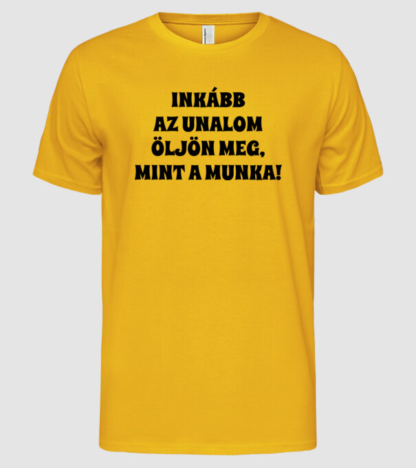  minta sárga pólón