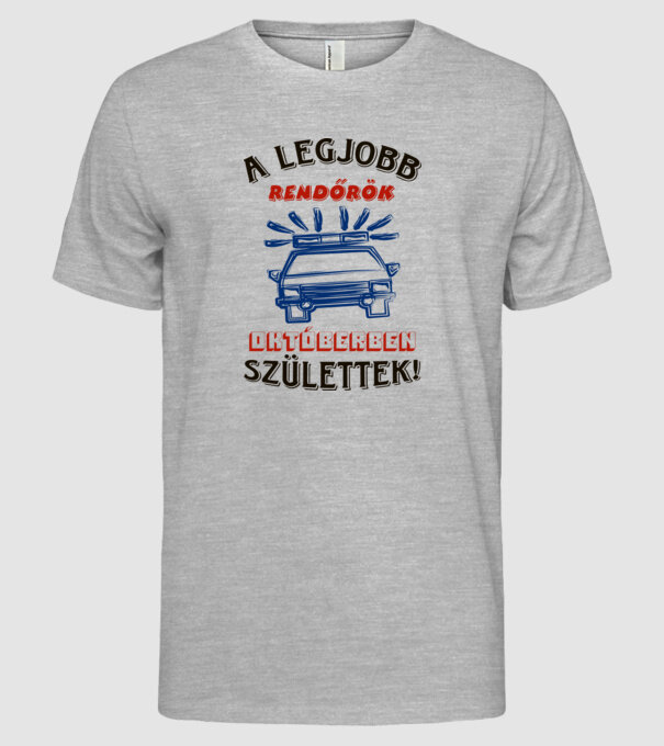  minta szürke pólón