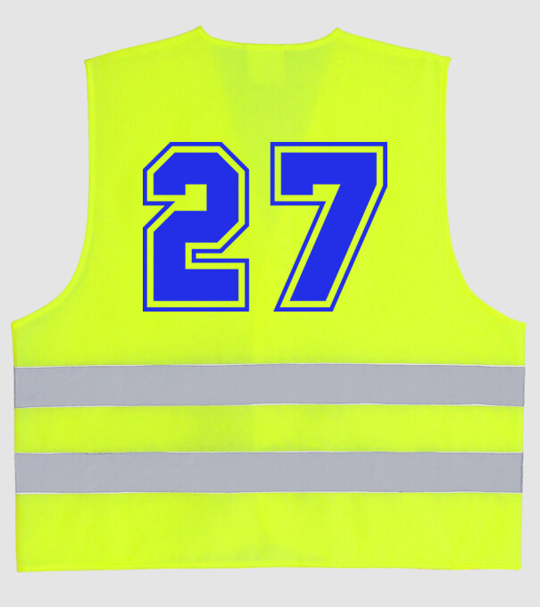  minta neonsárga pólón